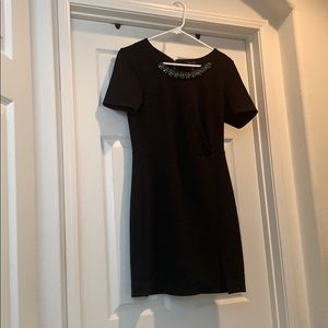 Jessica Simpson Black short sleeve cocktail dress